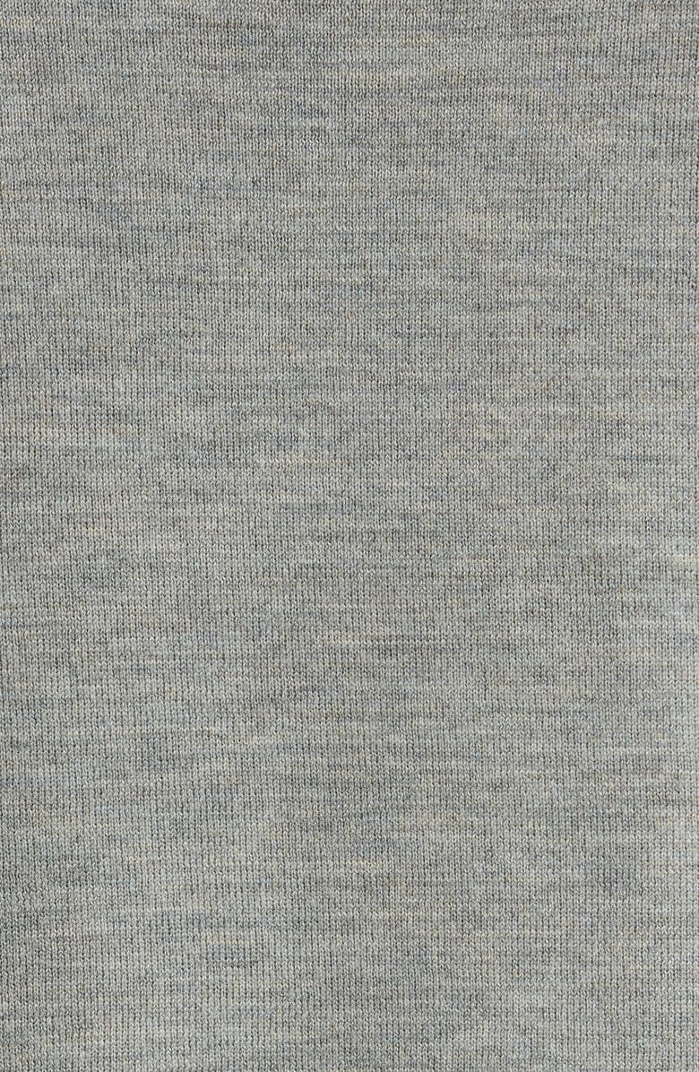 Fear of God Essentials Signature '90s Merino Wool Polo Sweater, Alternate, color, Concrete Heather