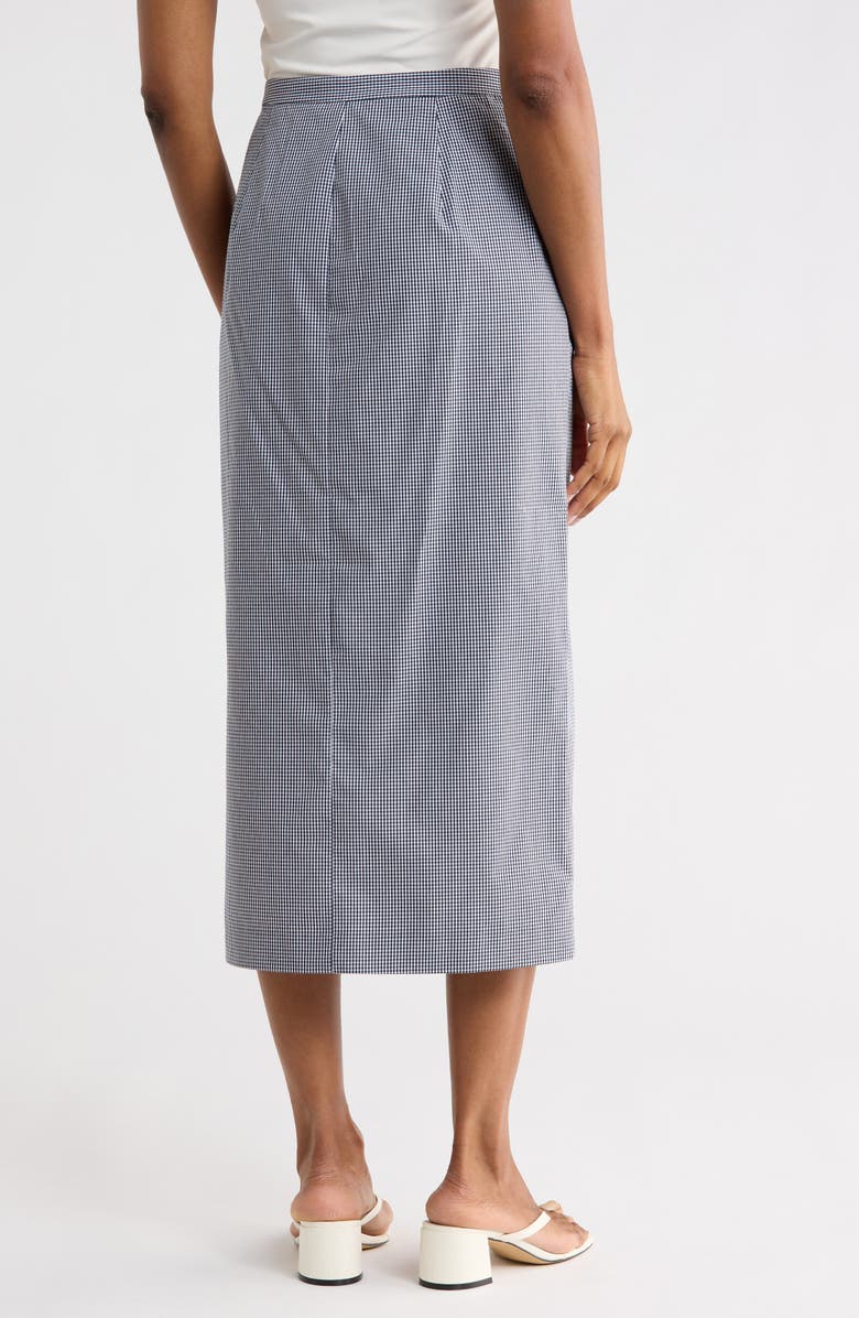 FRAME The Check Skirt, Alternate, color, Navy Multi