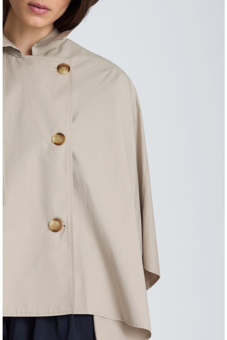 Notch Collar Trench Cape, Alternate, color, SAFARI TAN