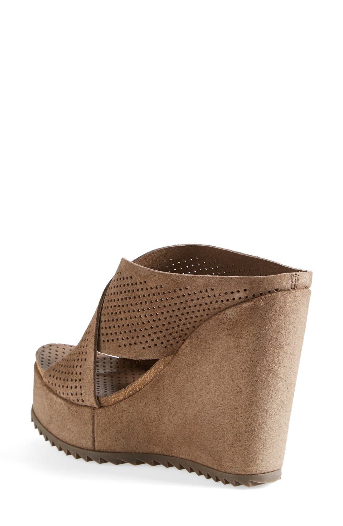 'Tibby' Wedge Sandal, Alternate, color, NUT