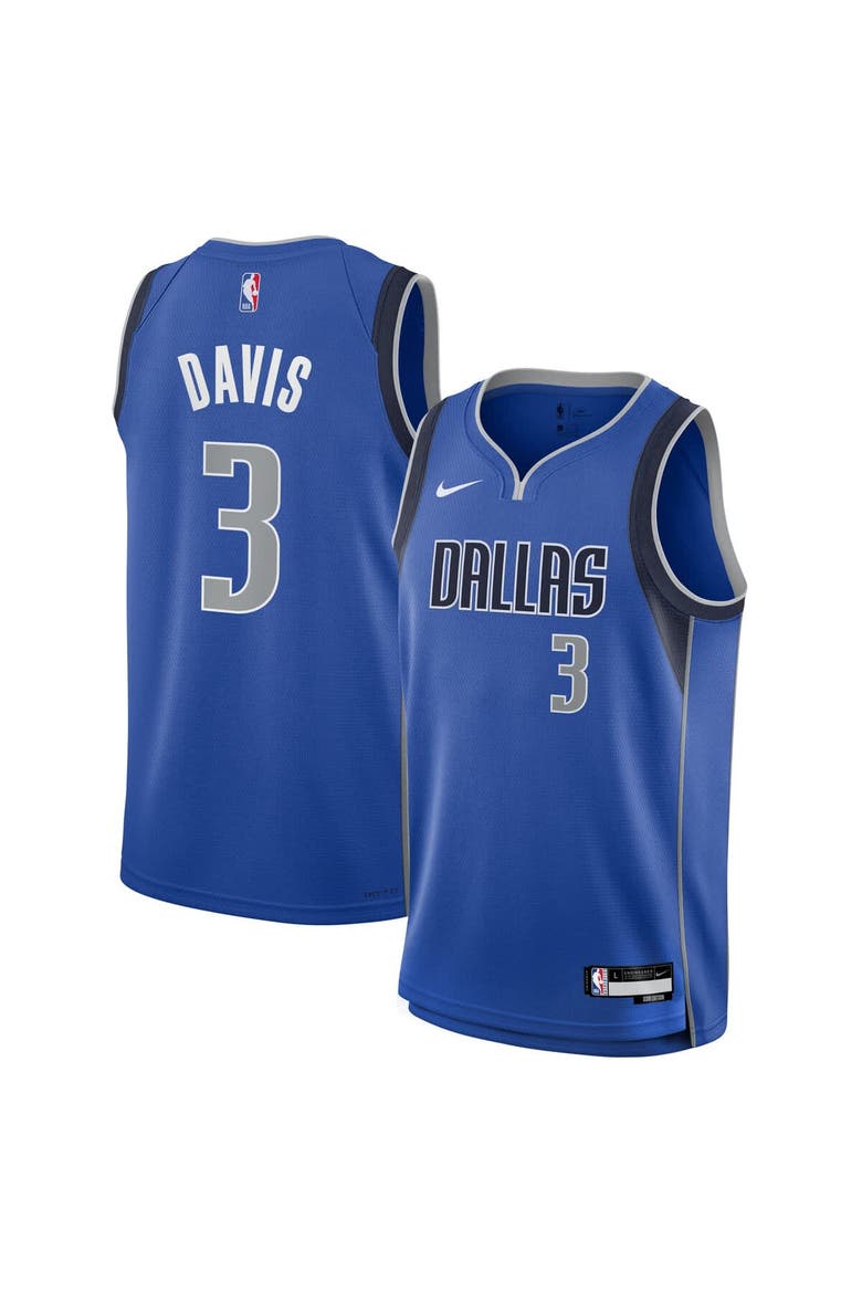 Youth Nike Anthony Davis Blue Dallas Mavericks Swingman Jersey - Icon Edition, Main, color, Blue