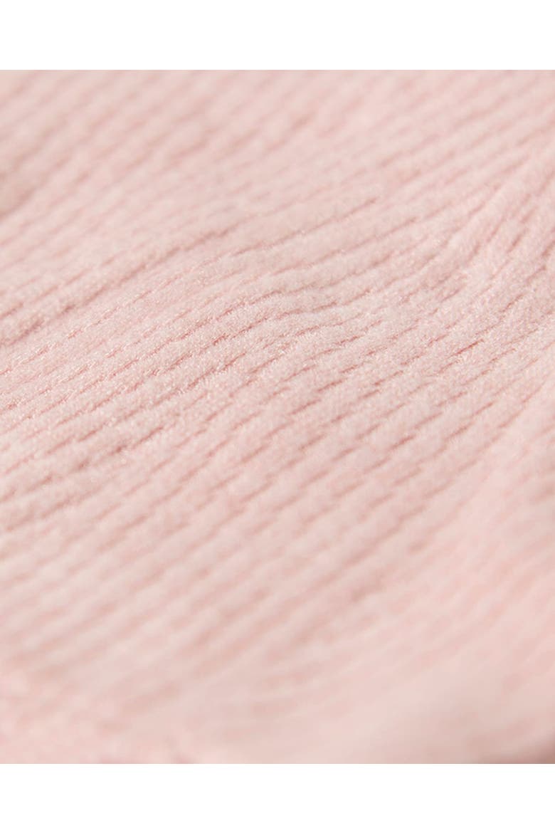 Baby Ribbed Crisscross Solid-Color Beanie, Alternate, color, Blush Pink