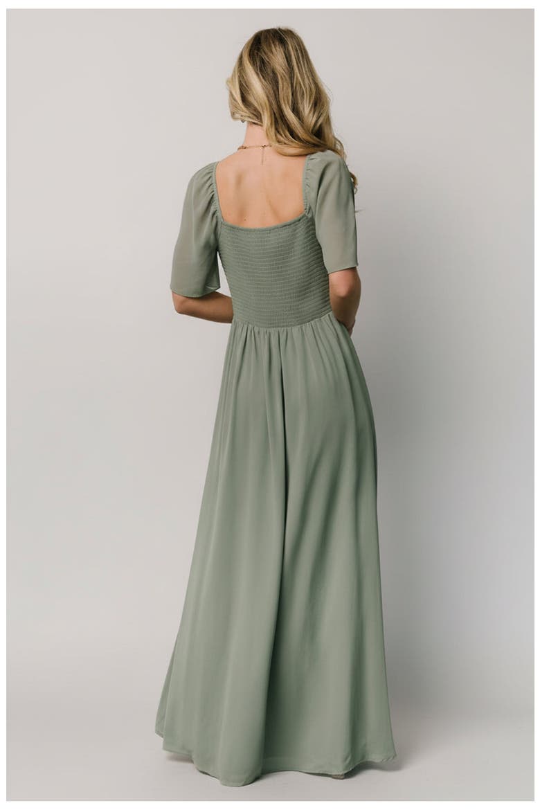 Sierra Sweetheart Maxi Dress, Alternate, color, Eucalyptus