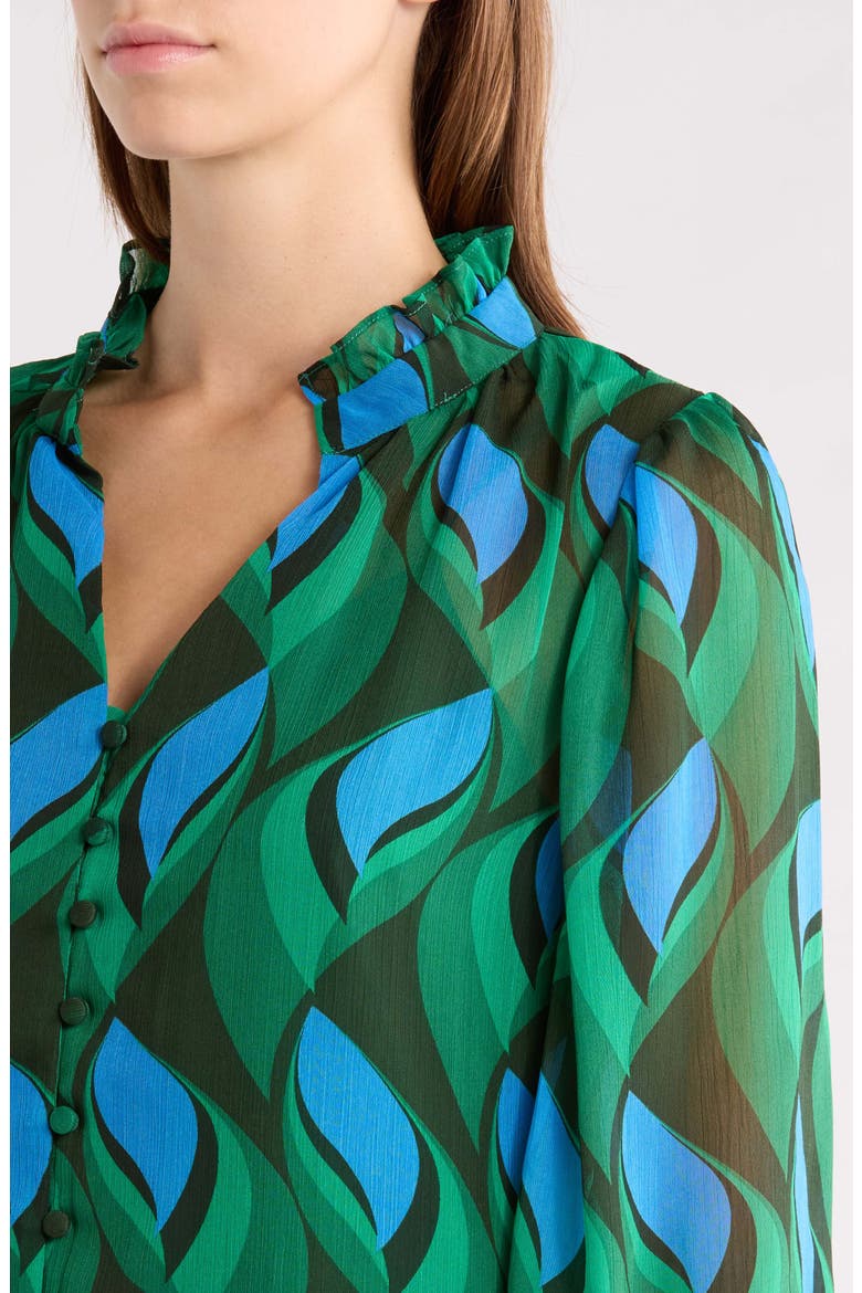 Tommie Button-Up Shirt, Alternate, color, EMERALD BLUE