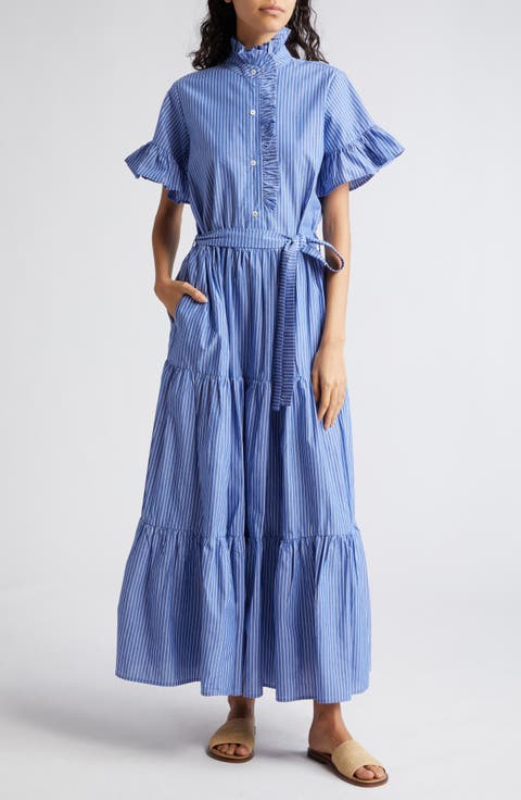 Victoria Ruffle Front Dress