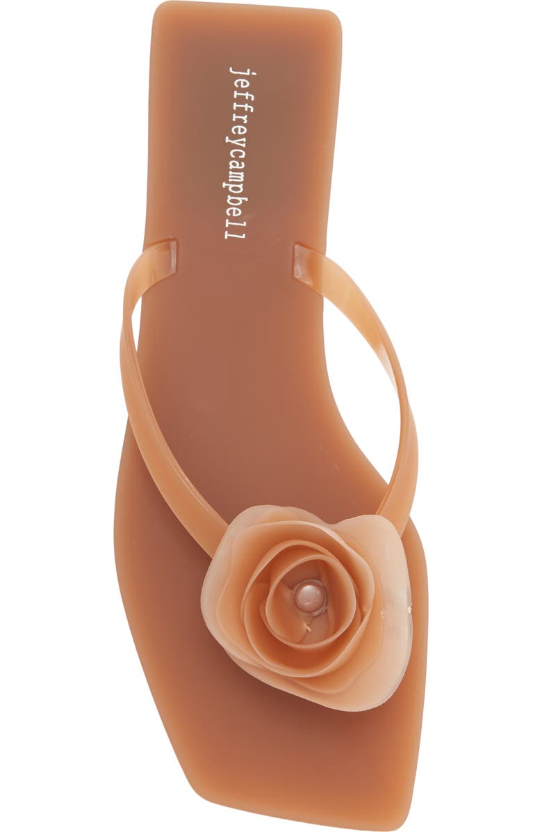 Jeffrey Campbell Sweeten Flip Flop, Alternate, color, Natural Matte