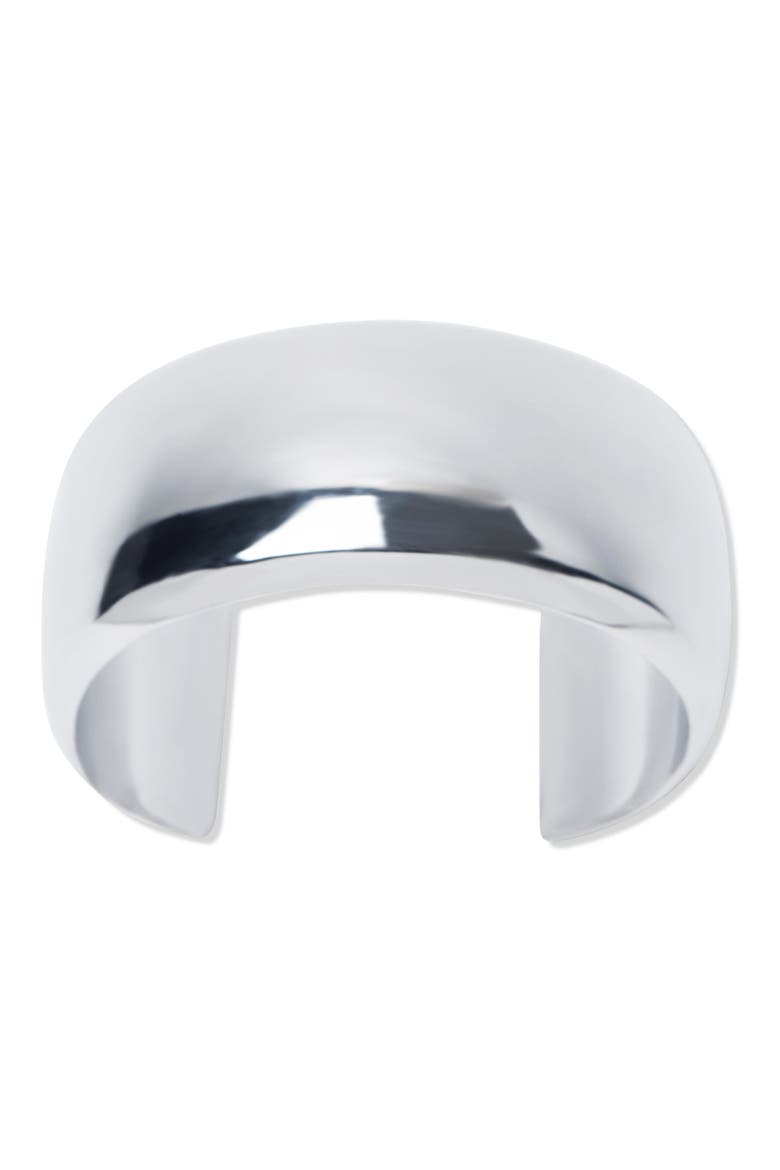 Polished Cuff Bracelet, Main, color, SILVER