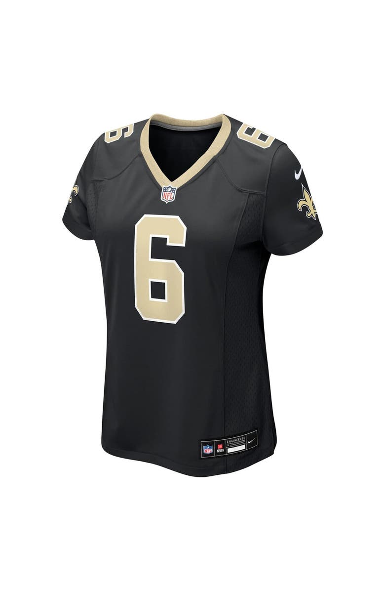 Nike Women
s Nike Tyler Shough Black New Orleans Saints Game Jersey, Alternate, color, Black