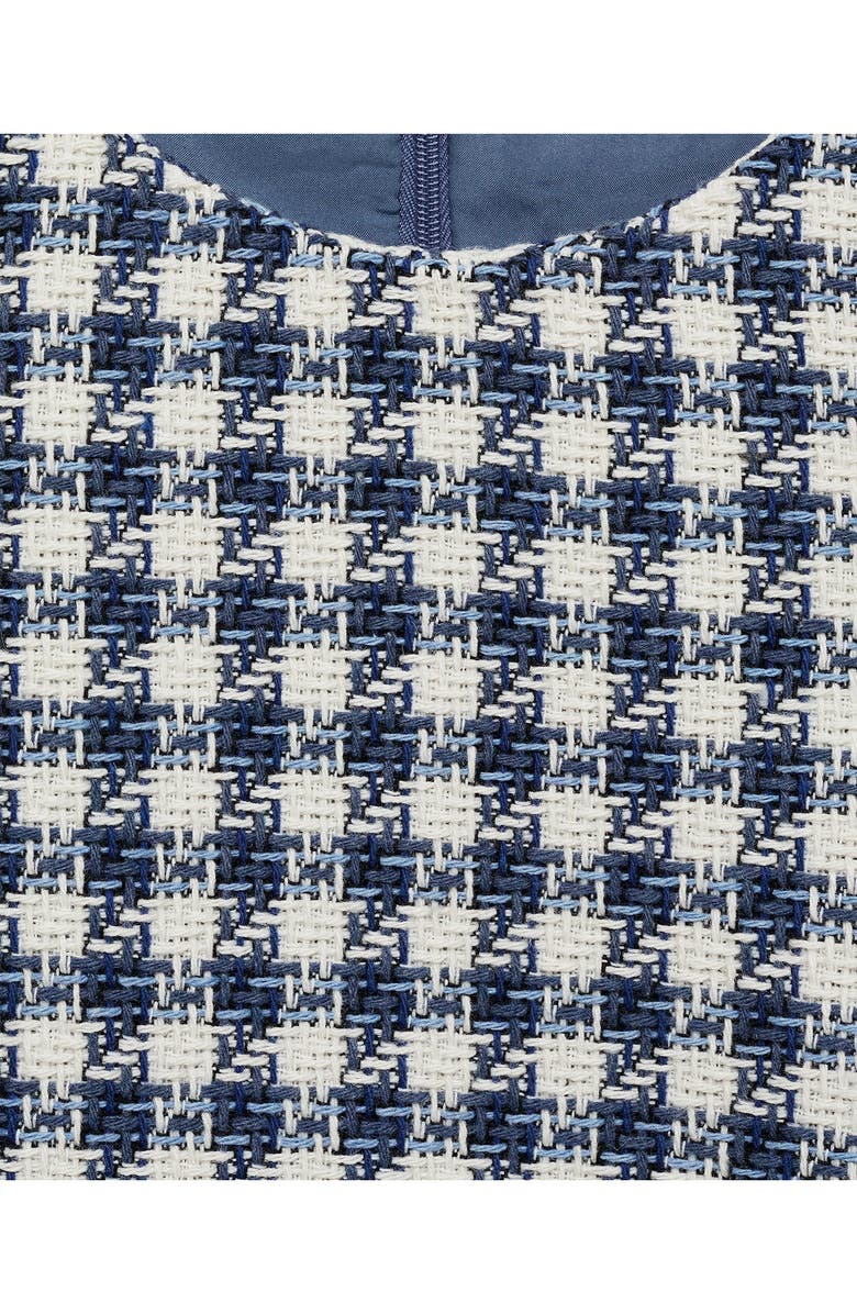 MANGO Houndstooth Belted Minidress, Alternate, color, 