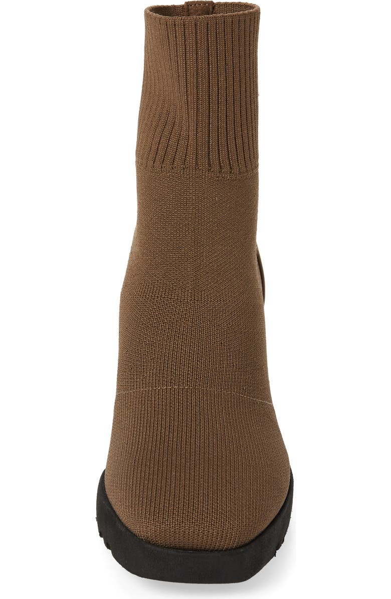Eileen Fisher Spell Stretch Knit Bootie, Alternate, color, Antelope