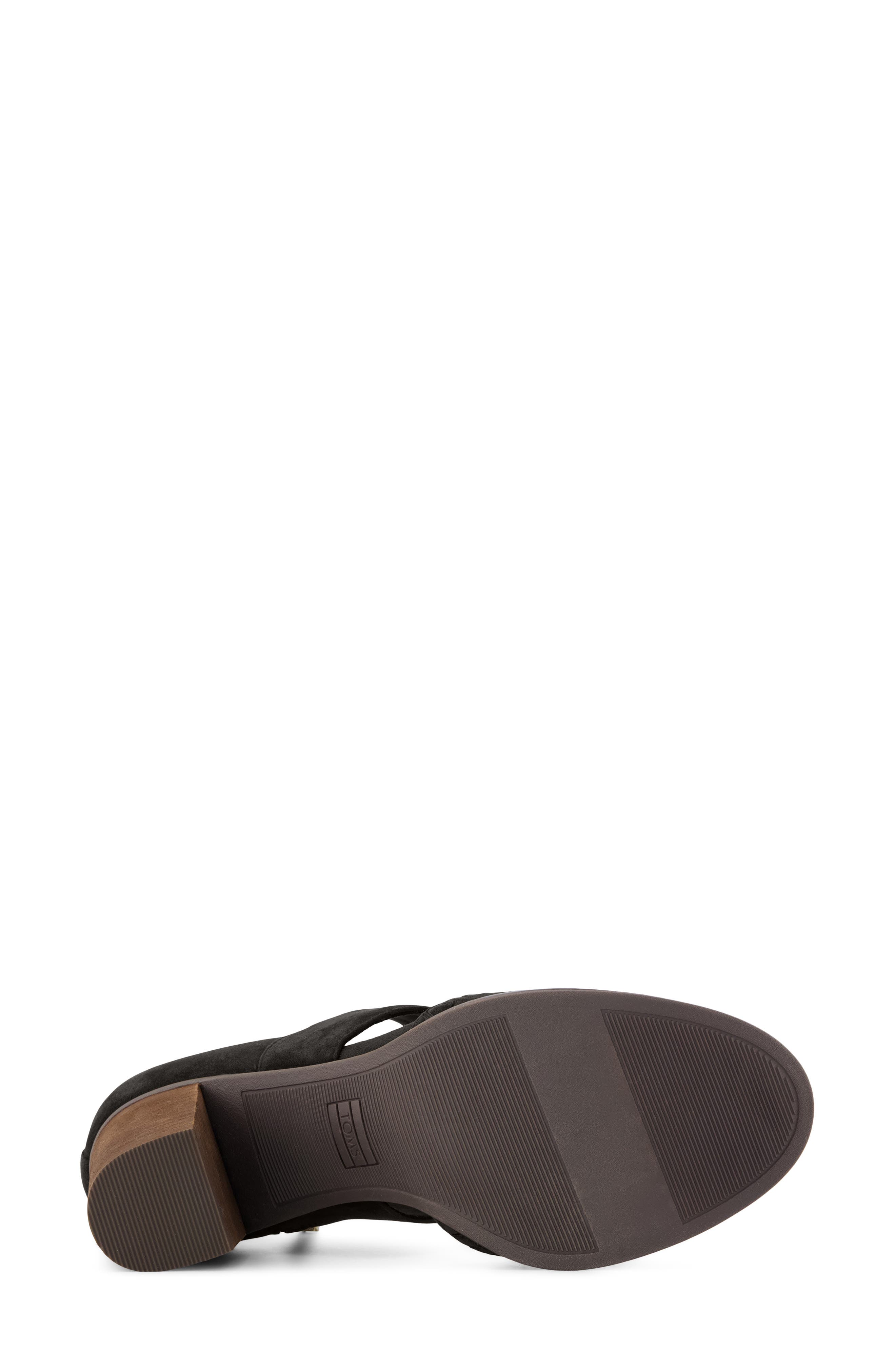 Suede Pump, Alternate, color, DARK BROWN