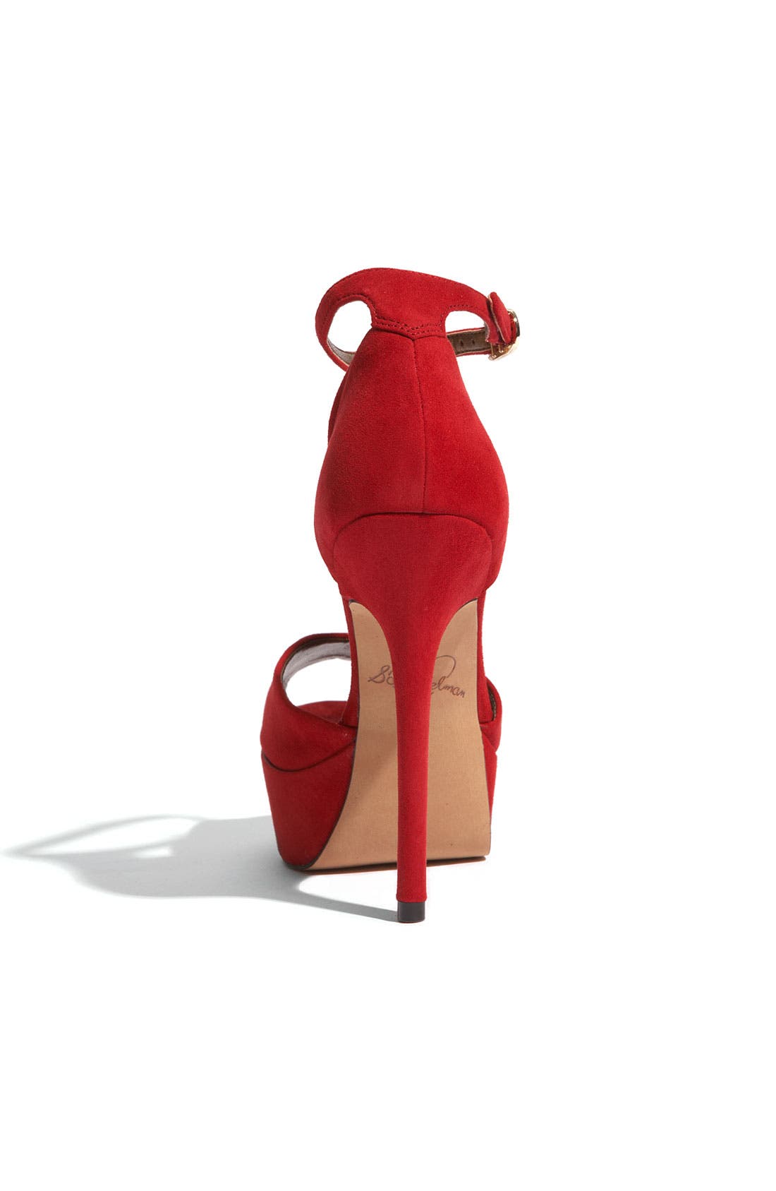'Marina' Pump, Alternate, color, RUBY RED SUEDE