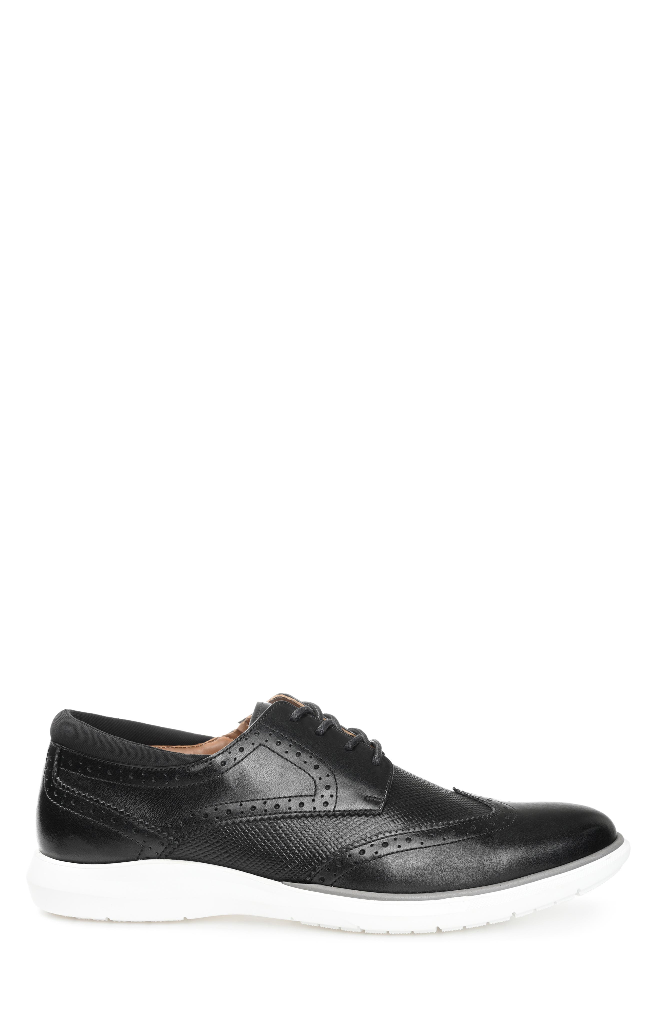 Thomas & Vine Savage Embossed Wingtip Derby, Alternate, color, Black