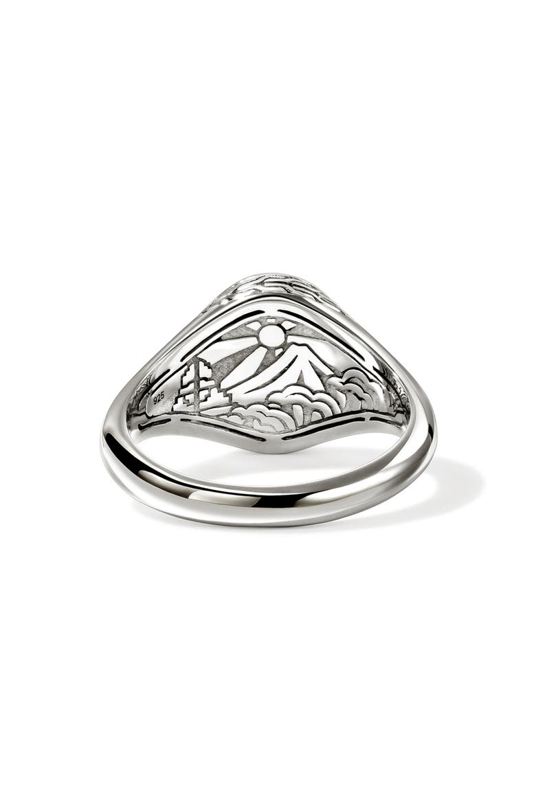 Icon 50 Signet Ring, Alternate, color, SILVER