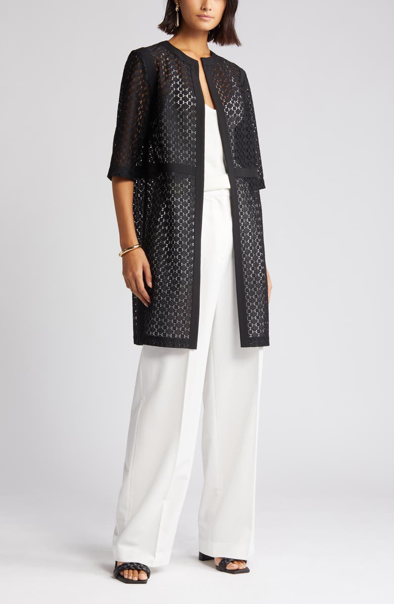 Misook Elbow Sleeve Jacket, Alternate, color,