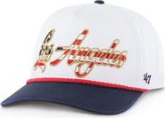 '47 Men's '47 White Los Angeles Chargers Patriotic Overhand Hitch Adjustable Hat
