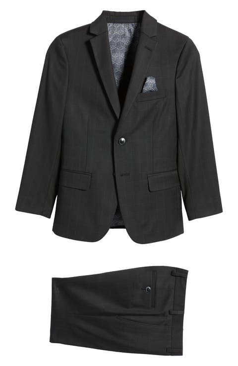 Kids' Windowpane Suit