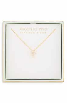 Cubic Zirconia Cross Pendant Necklace