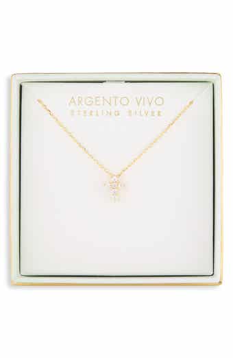 Cubic Zirconia Cross Pendant Necklace
