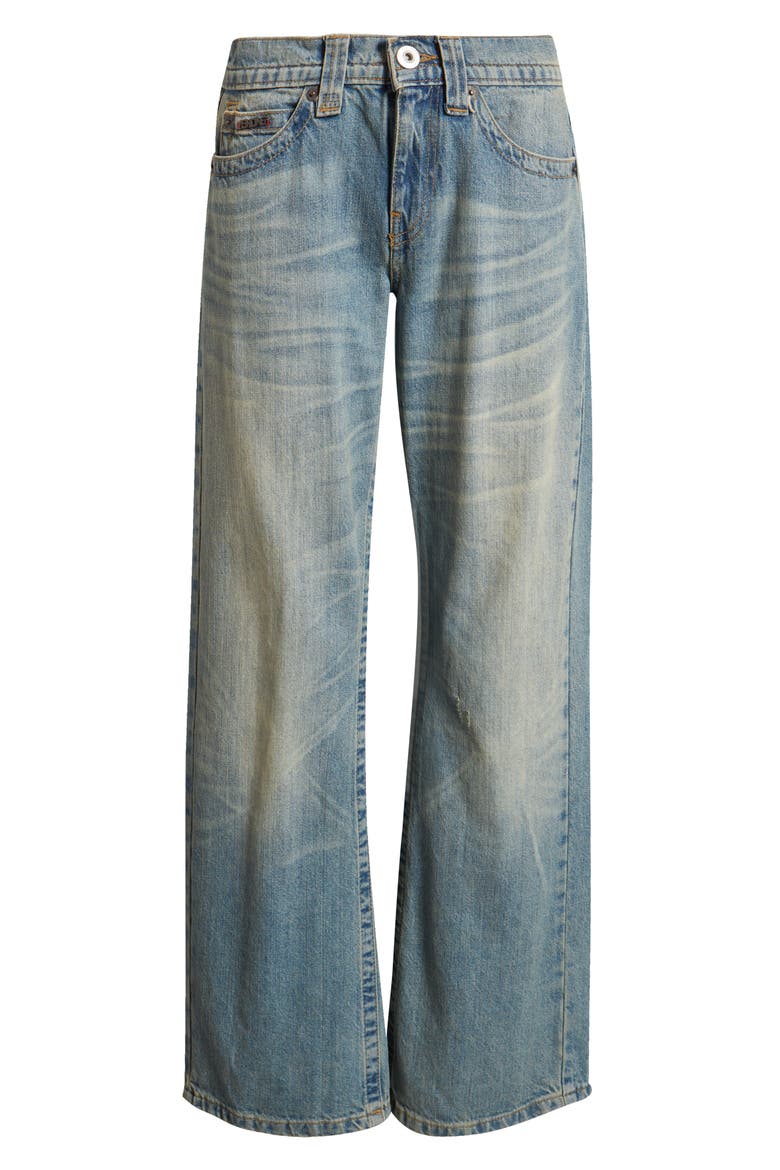 Kayla Aruba Wide Leg Jeans, Alternate, color, TINTED BLUE