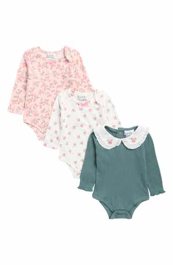 Kids' 3-Pack Long Sleeve Bodysuits