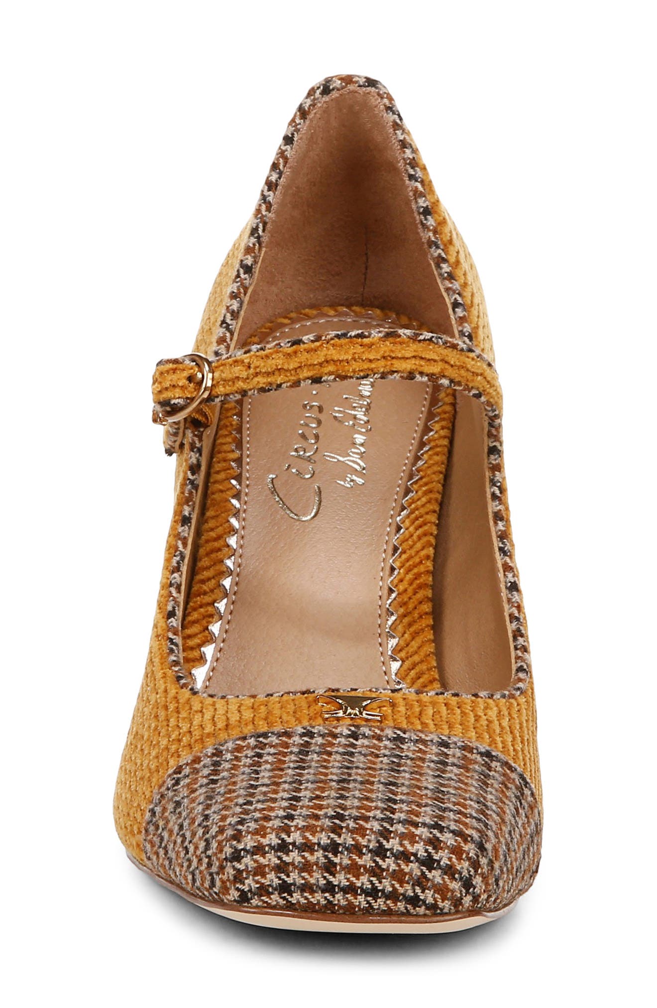 Elora Square Toe Mary Jane Pump, Alternate, color, FROSTED APRICOT/ CHESTNUT