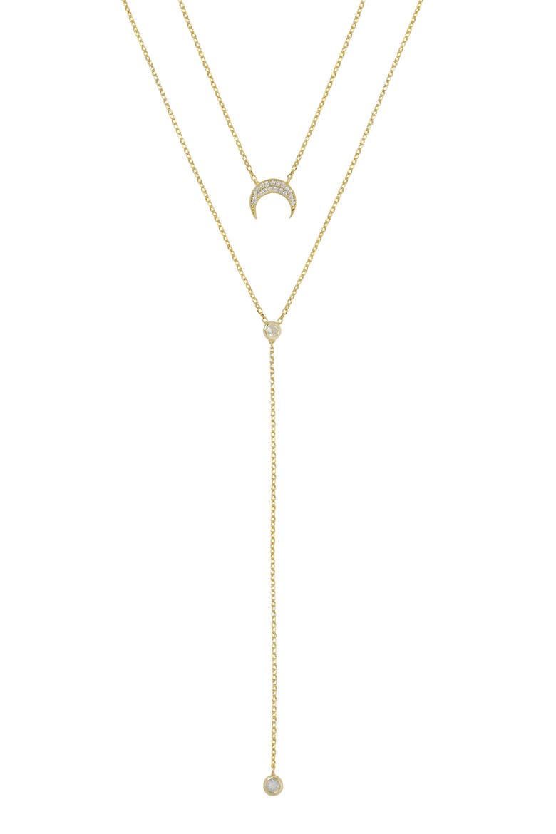 Set of 2 Dainty Necklaces, Main, color, GOLD
