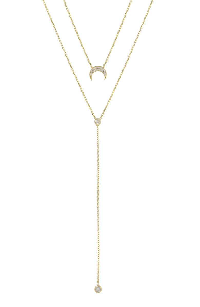 Ettika Set of 2 Dainty Necklaces, Main, color, 