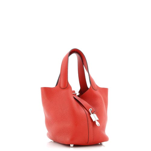 Pre-owned Hermes Hermes Picotin Lock Bag Clemence Pm