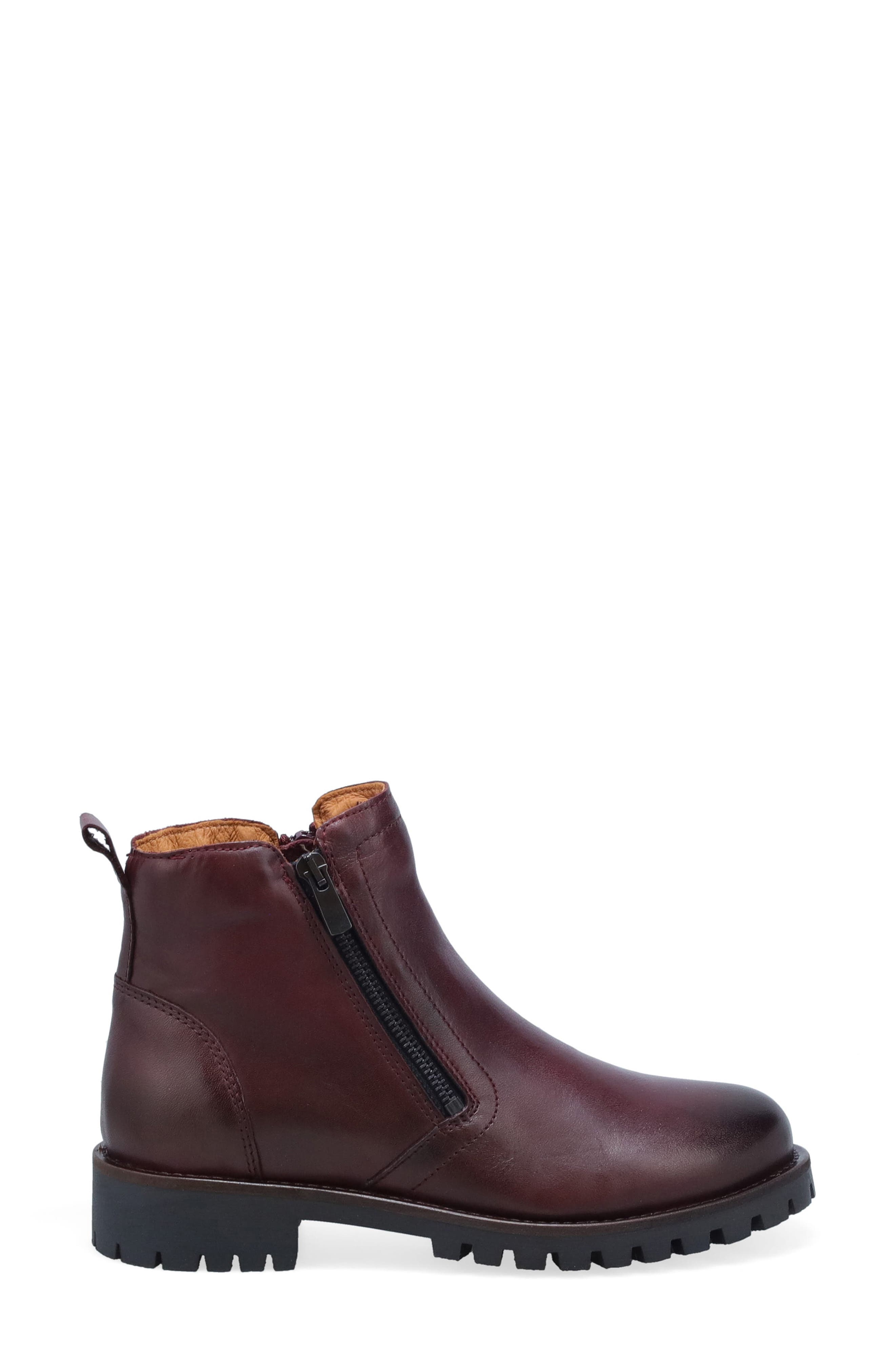 Alise Block Heel Bootie, Alternate, color, WINE