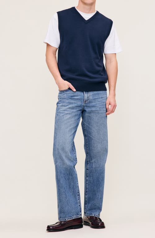 Dl1961 Merino Wool Sweater Vest In Blue