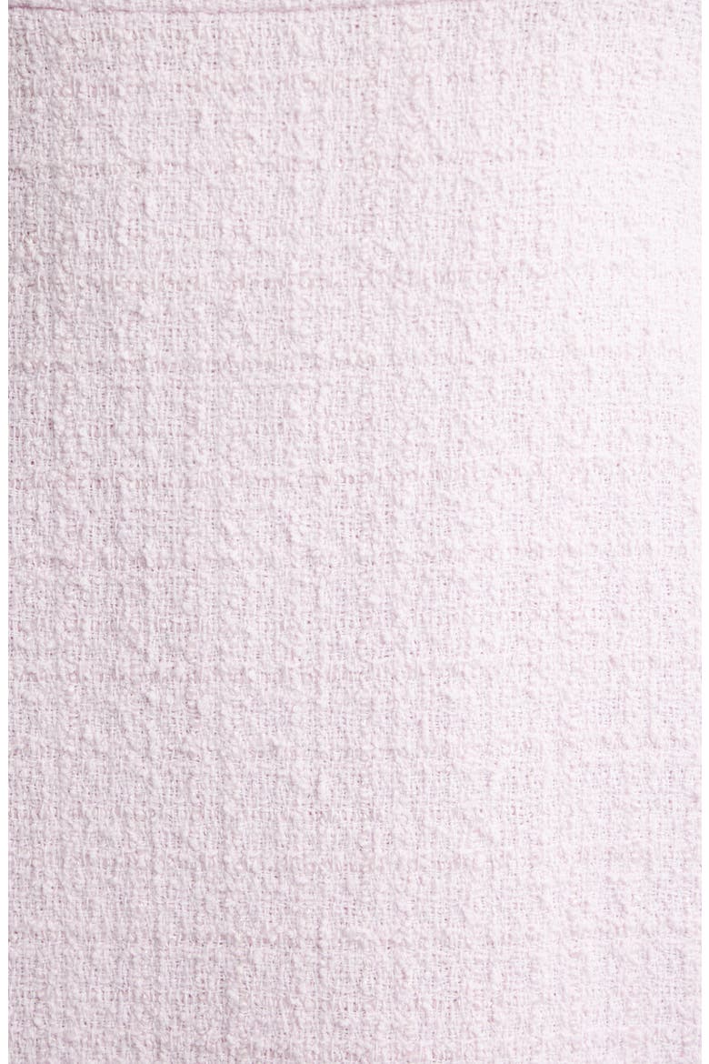 Willamina Lace Detail Cotton Blend Tweed Minidress, Alternate, color, PARASOL BLUSH