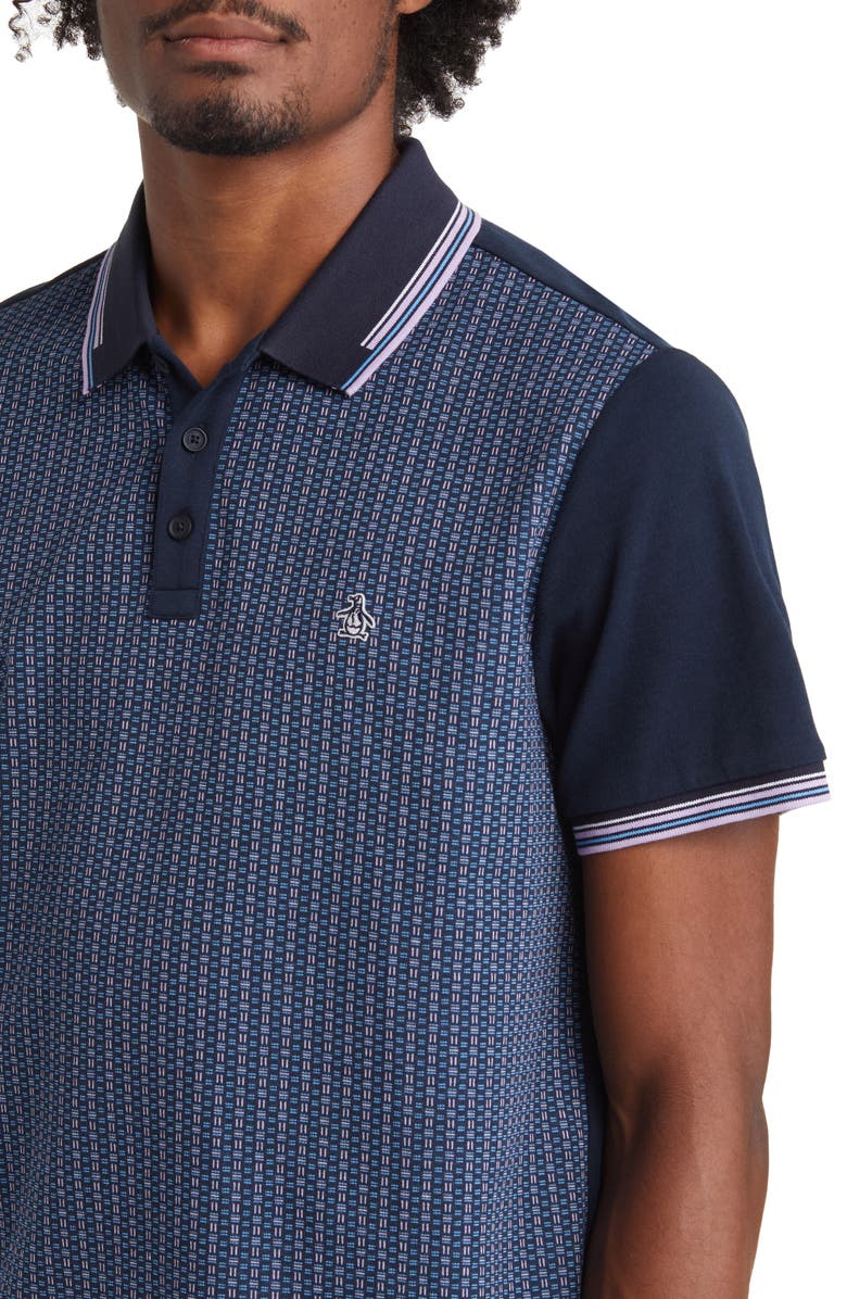 Original Penguin Jacquard Basketweave Polo, Alternate, color,