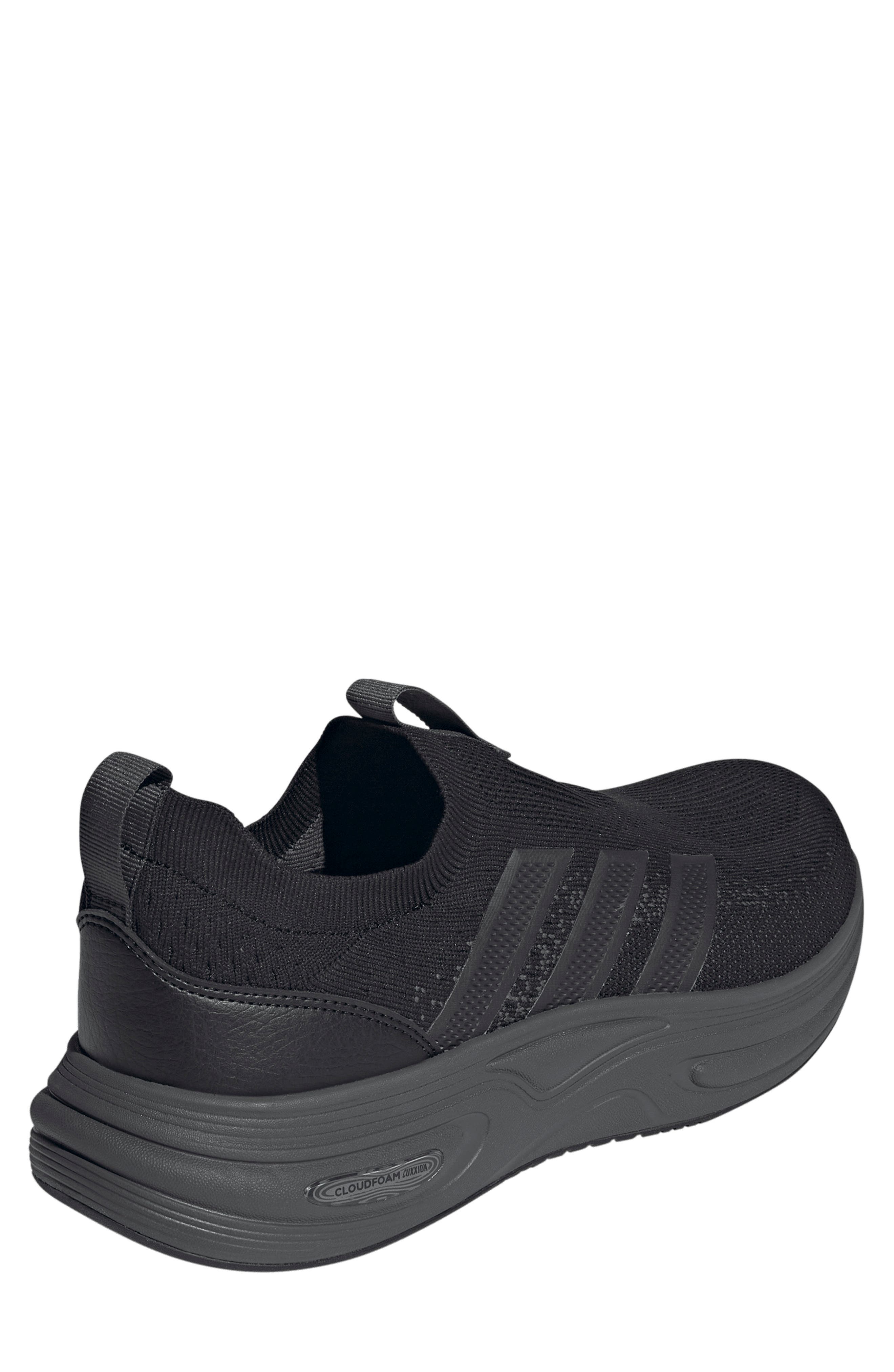 adidas Cloudfoam Cuxxion Slip-On Sneaker, Alternate, color, Core Black/ Carbon/ Grey Six