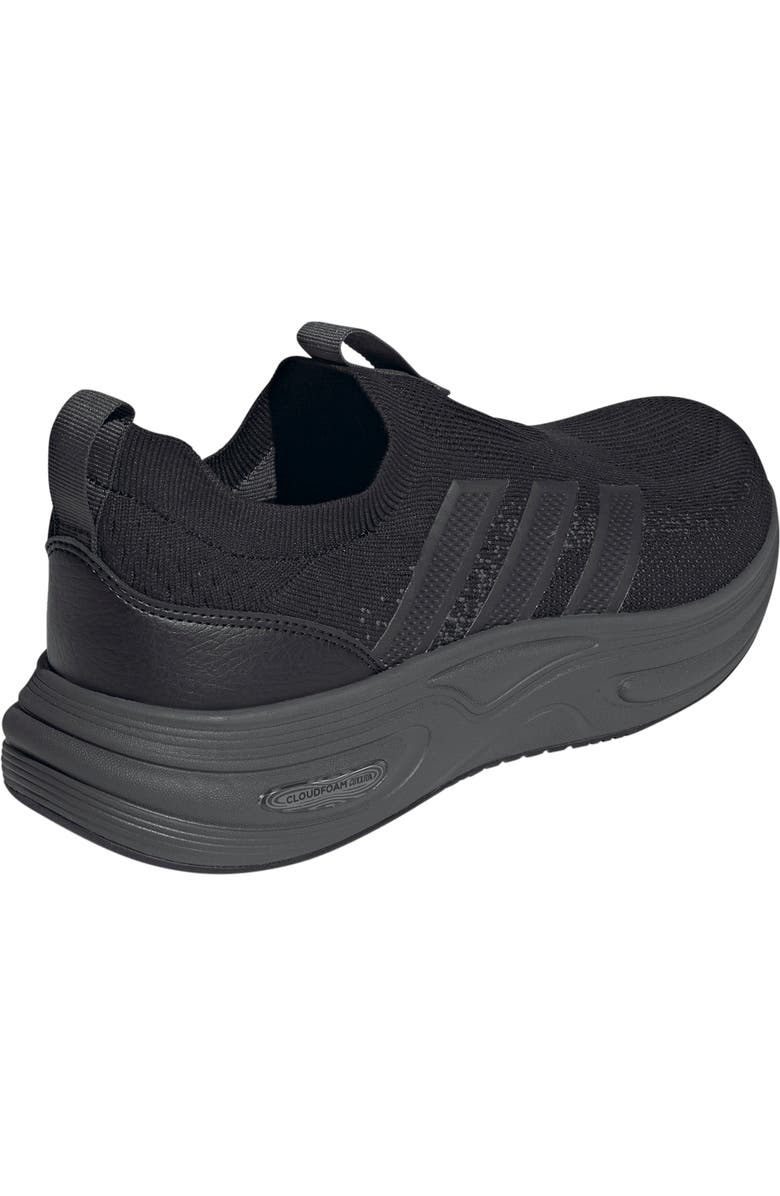 adidas Cloudfoam Cuxxion Slip-On Sneaker, Alternate, color, Core Black/ Carbon/ Grey Six