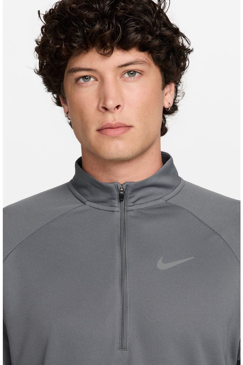 Miler Dri-FIT UV Long Sleeve Running Top, Alternate, color, SMOKE GREY