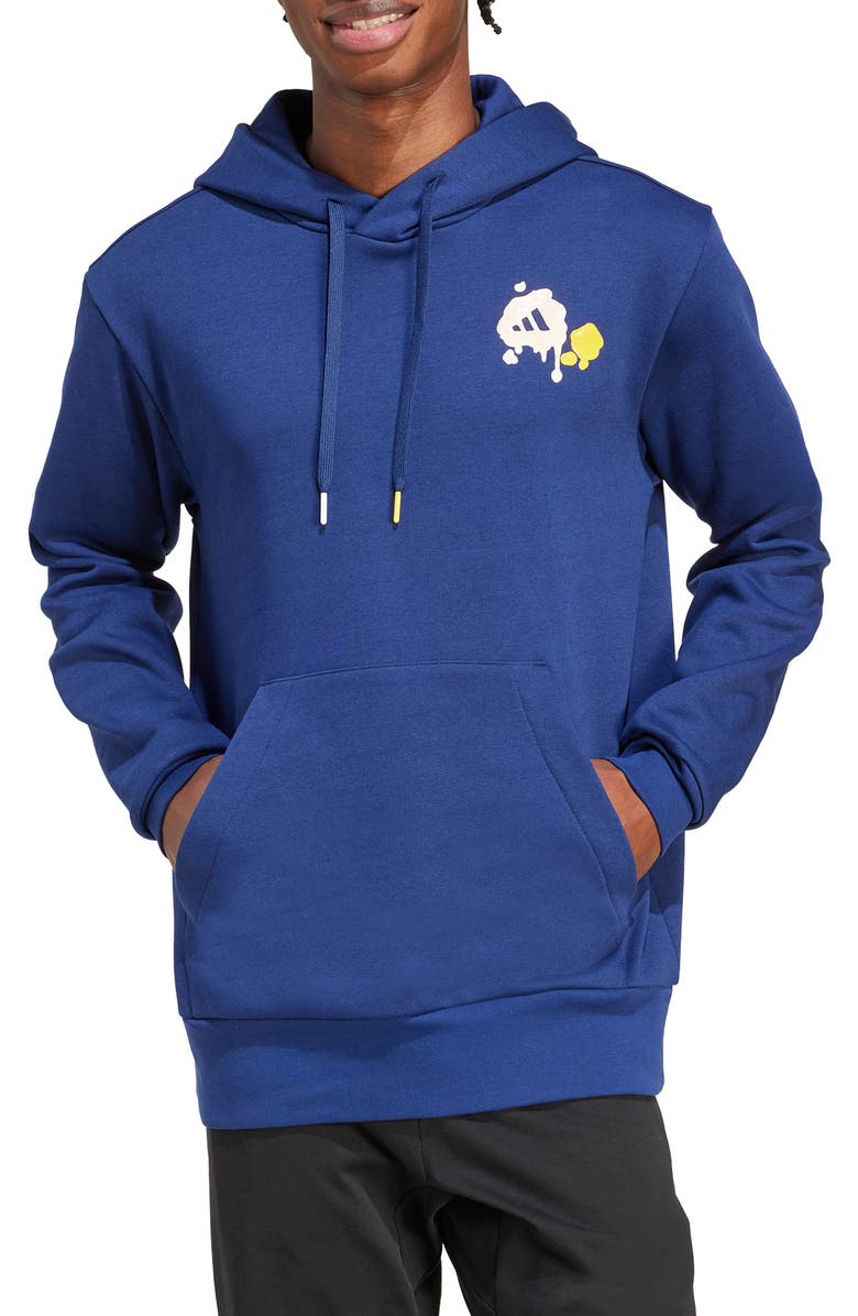 adidas Food Sauce Graphic Hoodie, Main, color, Dark Blue