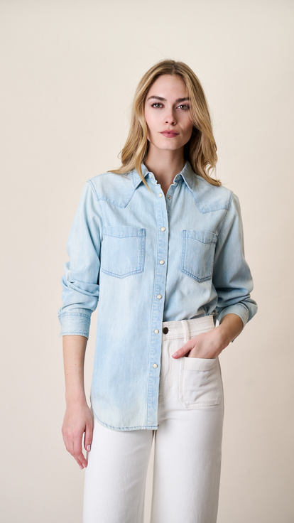 Denim Western Shirt