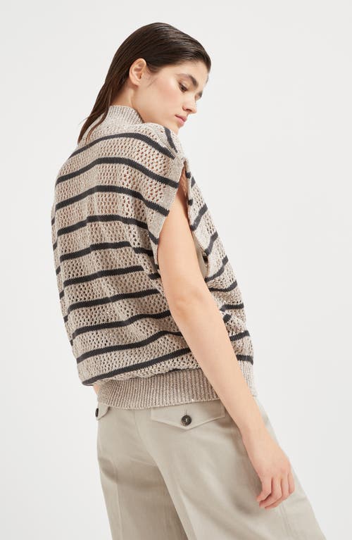 BRUNELLO CUCINELLI BRUNELLO CUCINELLI DAZZLING NET CARDIGAN 