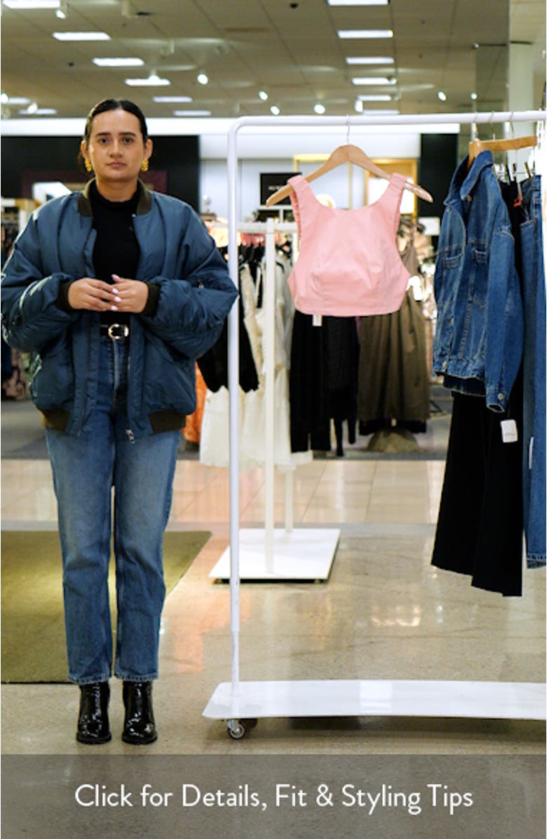 Open Elastic Back Crop Tank, sales video thumbnail