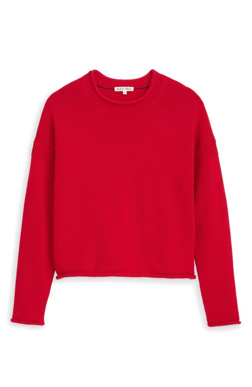 ALEX MILL ALEX MILL MARINER ROLL EDGE COTTON SWEATER