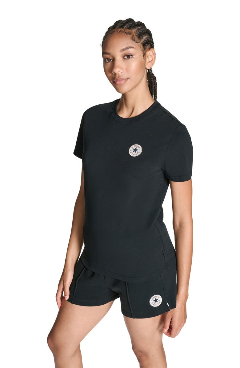 Converse Chuck Taylor Patch T-Shirt, Alternate, color, Converse Black