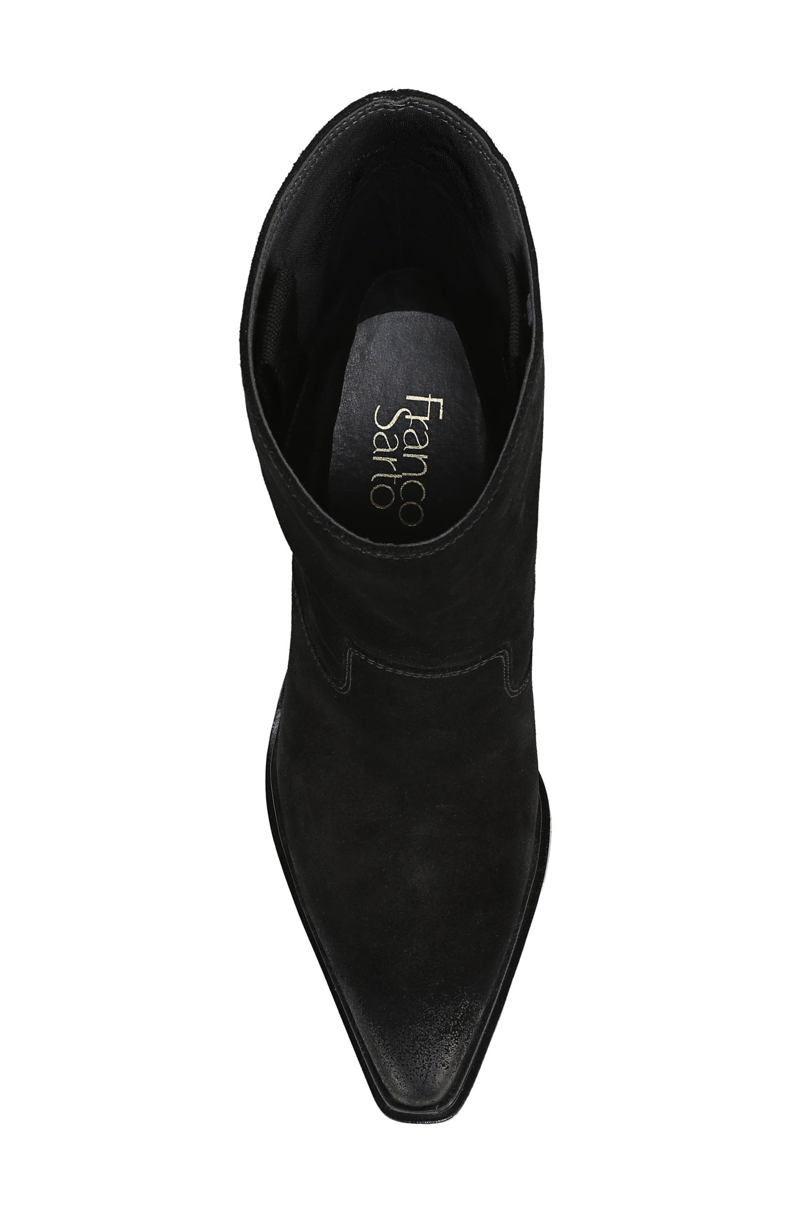 Laken Block Heel Bootie, Alternate, color, BLACK LEATHER