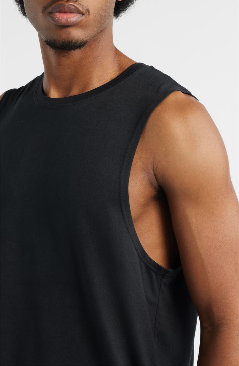 SANTO STUDIO Tempo Tech Tank, Alternate, color, Black