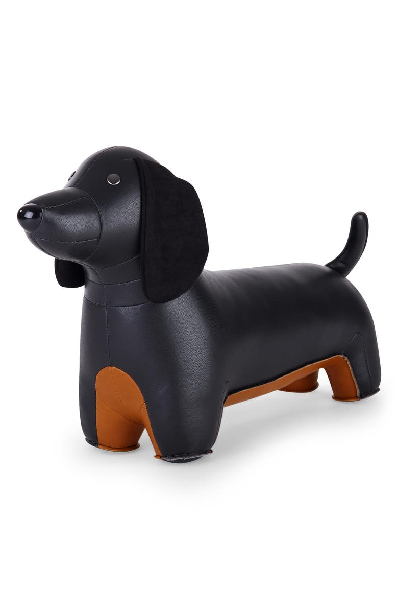 Zuny Teckel Doorstop, Main, color, Black