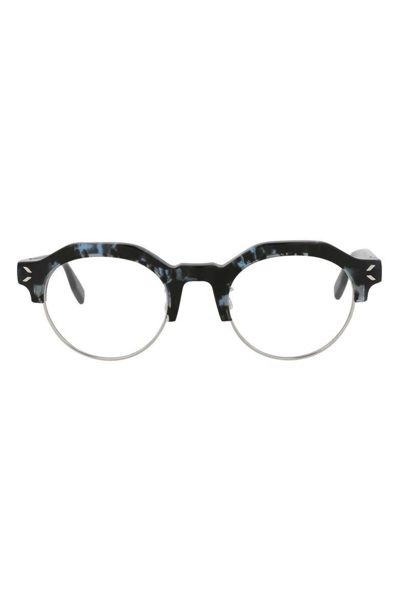 McQueen 48mm Round Optical Glasses, Main, color, 