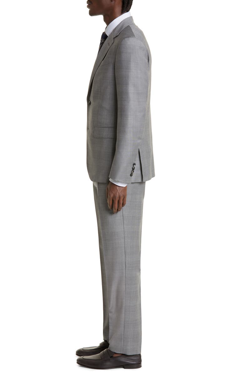 ZEGNA Prince of Wales Milano Trofeo<sup>™</sup> Wool Suit, Alternate, color,
