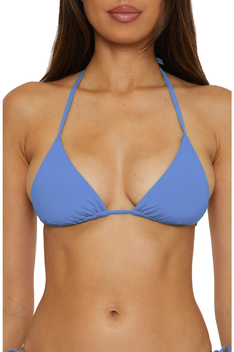 Color Code Triangle Bikini Top, Main, color, COASTAL