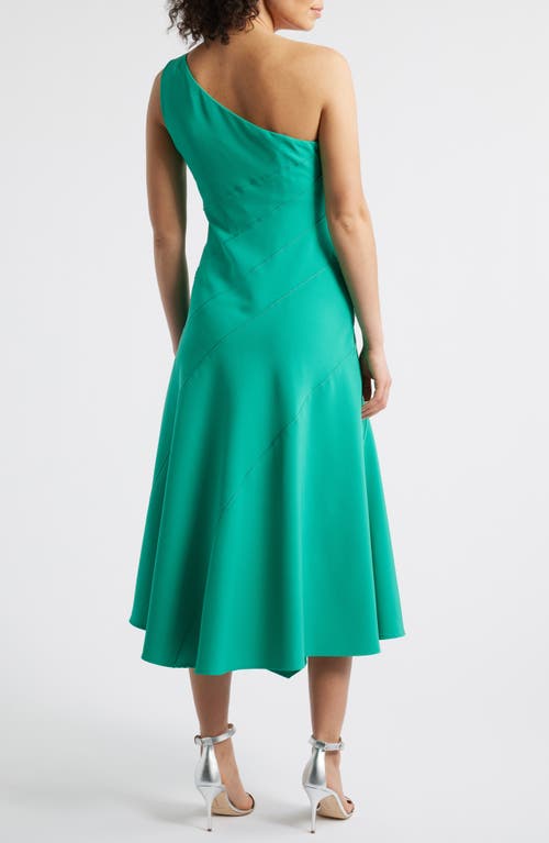 Vince Camuto Laguna One-shoulder Dress In Green