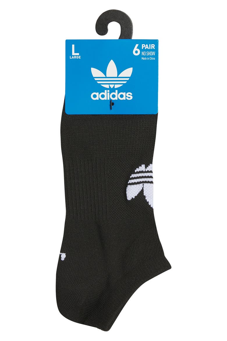 Assorted 6-Pack Superlite No-Show Socks, Alternate, color, BLACK/ WHITE/ GREY